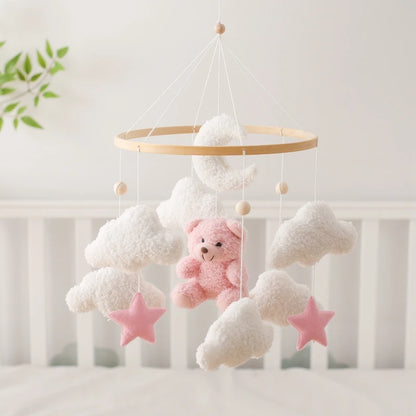 Baby Mobile Girl Pink Bear